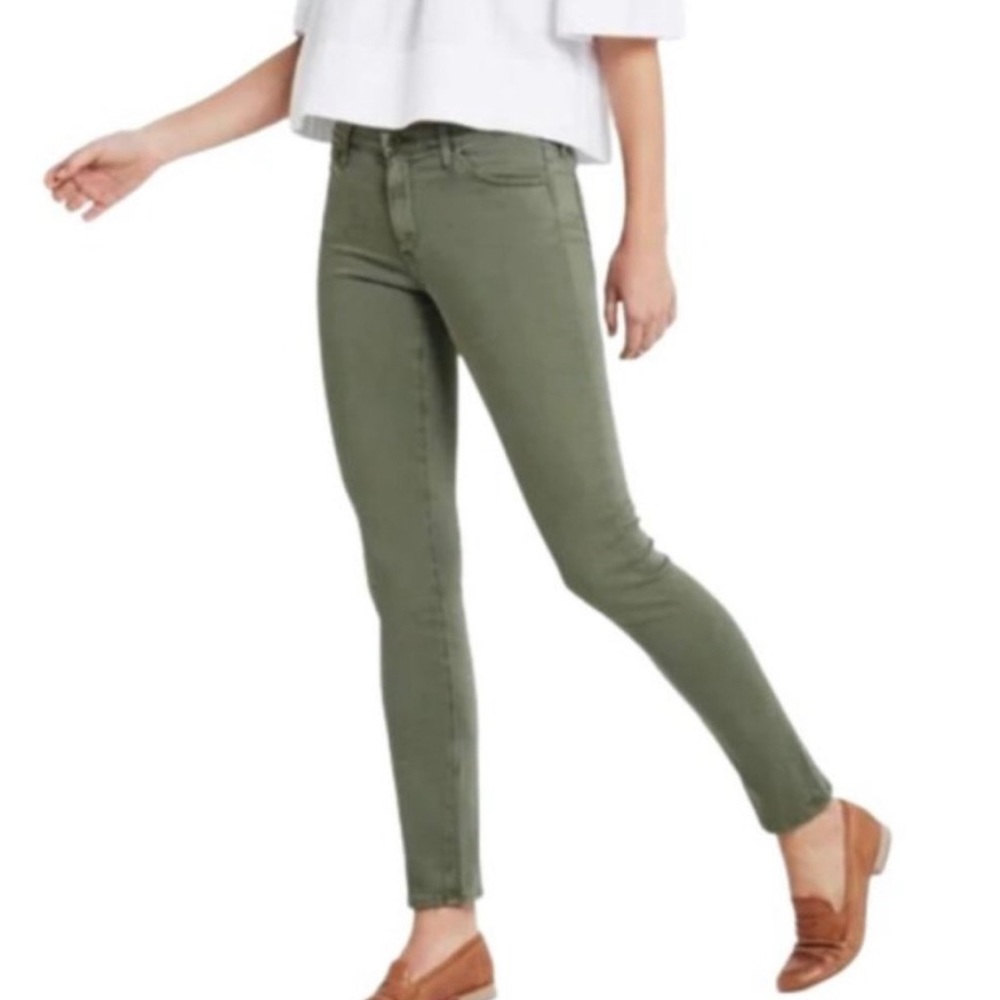 AG Green Ankle Jeans